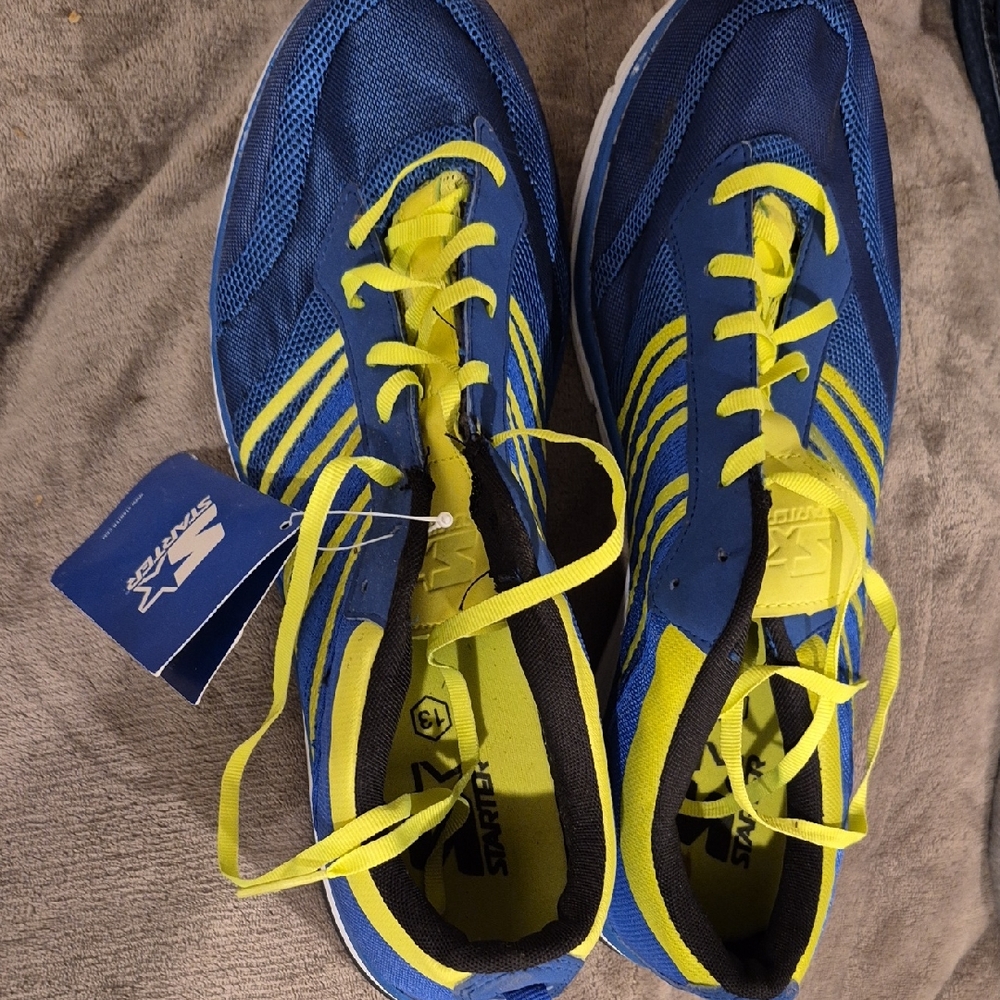 Stylish Blue and Yellow Kids Shoes